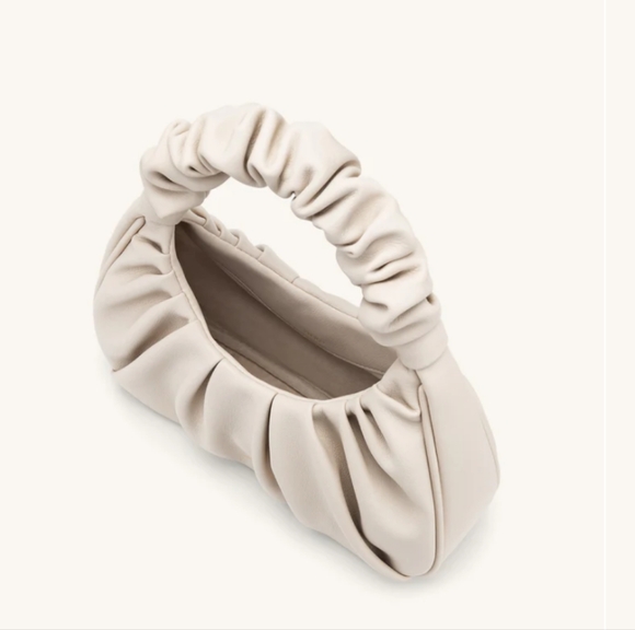 The JW PEI Gabbi Ruched Hobo Handbag - Ivory - Picture 10 of 13